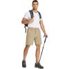 imageCOOFANDY Mens Golf Shorts 8 Inch Lightweight Quick Dry Casual Dress Shorts Hiking Travel Shorts with PocketsKhaki