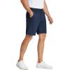 imageCOOFANDY Mens Golf Shorts 8 Inch Lightweight Quick Dry Casual Dress Shorts Hiking Travel Shorts with PocketsNavy Blue
