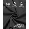 imageCOOFANDY Mens Gym Shorts 3 Pack Mesh Athletic Workout Shorts Lightweight Quick Dry Drawstring Shorts with PocketsBlackGreyNavy Blue