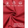 imageCOOFANDY Mens Gym Shorts 3 Pack Mesh Athletic Workout Shorts Lightweight Quick Dry Drawstring Shorts with PocketsBlackGreyRed