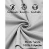imageCOOFANDY Mens Gym Shorts 3 Pack Mesh Athletic Workout Shorts Lightweight Quick Dry Drawstring Shorts with PocketsBlackGreyWhite