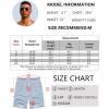 imageCOOFANDY Mens Hawaiian Beach Shorts Elastic Waist Drawstring Lightweight Summer Casual Shorts with PocketLight Blue
