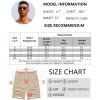 imageCOOFANDY Mens Hawaiian Beach Shorts Elastic Waist Drawstring Lightweight Summer Casual Shorts with PocketLight Khaki