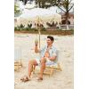 imageCOOFANDY Mens Hawaiian Beach Shorts Elastic Waist Drawstring Lightweight Summer Casual Shorts with PocketWhite