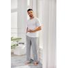 imageCOOFANDY Mens Open Bottom Sweatpants Casual Yoga Pants Lightweight Jogger Lounge Pants with PocketsLight Heather Grey