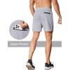 imageCOOFANDY Mens Running Athletic Shorts 5 Inch 2 Pack Gym Workout Shorts Fitted Exercise Hiking Shorts with Zipper Pocket01blackGrey