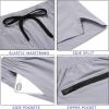 imageCOOFANDY Mens Running Athletic Shorts 5 Inch 2 Pack Gym Workout Shorts Fitted Exercise Hiking Shorts with Zipper Pocket01blackGrey