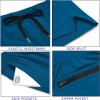 imageCOOFANDY Mens Running Athletic Shorts 5 Inch 2 Pack Gym Workout Shorts Fitted Exercise Hiking Shorts with Zipper PocketBlackBlue