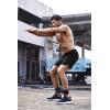 imageCOOFANDY Mens Running Athletic Shorts 5 Inch 2 Pack Gym Workout Shorts Fitted Exercise Hiking Shorts with Zipper PocketBlackBlue