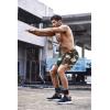imageCOOFANDY Mens Running Athletic Shorts 5 Inch 2 Pack Gym Workout Shorts Fitted Exercise Hiking Shorts with Zipper PocketCamo ArmyBlack