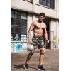 imageCOOFANDY Mens Running Athletic Shorts 5 Inch 2 Pack Gym Workout Shorts Fitted Exercise Hiking Shorts with Zipper PocketCamo ArmyBlack