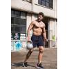 imageCOOFANDY Mens Running Athletic Shorts 5 Inch 2 Pack Gym Workout Shorts Fitted Exercise Hiking Shorts with Zipper PocketNavy Blue Army Green