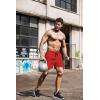 imageCOOFANDY Mens Running Athletic Shorts 5 Inch 2 Pack Gym Workout Shorts Fitted Exercise Hiking Shorts with Zipper PocketOrangeRed