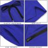 imageCOOFANDY Mens Running Athletic Shorts 5 Inch 2 Pack Gym Workout Shorts Fitted Exercise Hiking Shorts with Zipper PocketRoyal BlueDeep Purple
