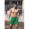 imageCOOFANDY Mens Running Athletic Shorts 5 Inch 2 Pack Gym Workout Shorts Fitted Exercise Hiking Shorts with Zipper PocketYellowGreen