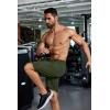 imageCOOFANDY Mens Running Athletic Shorts 9quot Gym Workout Lightweight Elastic Waist Sports ShortsArmy Green