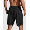 imageCOOFANDY Mens Running Athletic Shorts 9quot Gym Workout Lightweight Elastic Waist Sports ShortsBlack