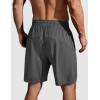 imageCOOFANDY Mens Running Athletic Shorts 9quot Gym Workout Lightweight Elastic Waist Sports ShortsDark GreyNavy Blue