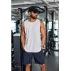 imageCOOFANDY Mens Running Athletic Shorts 9quot Gym Workout Lightweight Elastic Waist Sports ShortsNavy Blue