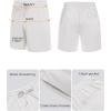 imageCOOFANDY Mens Sleeveless Workout Hoodie Shorts Set 2 Piece Outfits Hooded Tank Tops Gym Tracksuit SweatsuitsWhite
