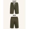 imageCOOFANDY Mens Sweat Shorts 9quot Drawstring Elastic Waist Gym Workout Shorts Casual Athletic Jogger Knit Shorts with PocketsArmy Green