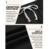 imageCOOFANDY Mens Sweat Shorts 9quot Drawstring Elastic Waist Gym Workout Shorts Casual Athletic Jogger Knit Shorts with PocketsBlack