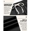 imageCOOFANDY Mens Sweat Shorts 9quot Drawstring Elastic Waist Gym Workout Shorts Casual Athletic Jogger Knit Shorts with PocketsDark Grey