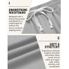 imageCOOFANDY Mens Sweat Shorts 9quot Drawstring Elastic Waist Gym Workout Shorts Casual Athletic Jogger Knit Shorts with PocketsLight Grey