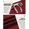 imageCOOFANDY Mens Sweat Shorts 9quot Drawstring Elastic Waist Gym Workout Shorts Casual Athletic Jogger Knit Shorts with PocketsWine Red