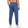 imageCOOFANDY Mens Sweatpants Joggers Workout Casual Athletic Gym Pants Lightweight Elastic Wasit Sweatpants with Pockets2 Pack BlackDark Blue