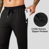 imageCOOFANDY Mens Sweatpants Joggers Workout Casual Athletic Gym Pants Lightweight Elastic Wasit Sweatpants with Pockets2 Pack BlackDark Blue