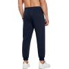 imageCOOFANDY Mens Sweatpants Joggers Workout Casual Athletic Gym Pants Lightweight Elastic Wasit Sweatpants with Pockets2 Pack BlackNavy Blue