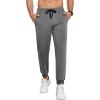 imageCOOFANDY Mens Sweatpants Joggers Workout Casual Athletic Gym Pants Lightweight Elastic Wasit Sweatpants with PocketsGrey