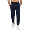imageCOOFANDY Mens Sweatpants Joggers Workout Casual Athletic Gym Pants Lightweight Elastic Wasit Sweatpants with PocketsNavy Blue
