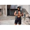 imageCOOFANDY Mens Workout Hooded Tank Tops 2 Pack Zip Up Sleeveless Gym Shirts Muscle Cut Off T Shirt Bodybuilding HoodiesDark GreyBlack2pcs