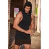 imageCOOFANDY Mens Workout Hooded Tank Tops Bodybuilding Muscle Cut Off T Shirt Sleeveless Gym HoodiesBlack