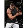 imageCOOFANDY Mens Workout Tank Top 2 Pack Casual Soft Sleeveless Gym Muscle Shirts Bodybuilding TeeBlack Wine Red