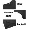 imageCOOFANDY Mens Workout Tank Top 2 Pack Casual Soft Sleeveless Gym Muscle Shirts Bodybuilding TeeBlackwhite