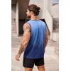 imageCOOFANDY Mens Workout Tank Top 2 Pack Casual Soft Sleeveless Gym Muscle Shirts Bodybuilding TeeBlue