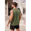 imageCOOFANDY Mens Workout Tank Top 2 Pack Casual Soft Sleeveless Gym Muscle Shirts Bodybuilding TeeWhitelight Blue