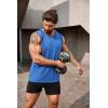 imageCOOFANDY Mens Workout Tank Top 2 Pack Casual Soft Sleeveless Gym Muscle Shirts Bodybuilding TeeWhitelight Blue