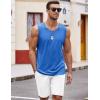imageCOOFANDY Mens Workout Tank Top 2 Pack Casual Soft Sleeveless Gym Muscle Shirts Bodybuilding TeeYellowblue