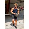 imageCOOFANDY Mens Workout Tank Tops Pack Dry Fit Sleeveless Running Shirts Gym Muscle Bodybuilding T ShirtsBlackNavy Blue