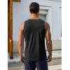 imageCOOFANDY Mens Workout Tank Tops UPF 50 Sleeveless Gym Muscle Shirts Cooling Quick Dry Bodybuilding Tanks for Swim BeachBlackLight Blue