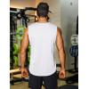 imageCOOFANDY Sleeveless Muscle Shirts for Men Dry Fit Workout Gym Tank Tops Summer Swim Beach ShirtBlackWhite