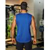 imageCOOFANDY Sleeveless Muscle Shirts for Men Dry Fit Workout Gym Tank Tops Summer Swim Beach ShirtBlueRed