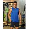 imageCOOFANDY Sleeveless Muscle Shirts for Men Dry Fit Workout Gym Tank Tops Summer Swim Beach ShirtBlueRed