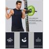 imageCOOFANDY Sleeveless Muscle Shirts for Men Dry Fit Workout Gym Tank Tops Summer Swim Beach ShirtNavy BlueBlue