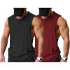 Black/Wine Red(2pcs)