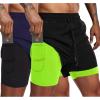 2-pack:black(fluorescent)+navy Blue